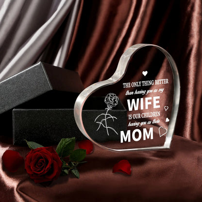 Acrylic Keepsake - Gift for Wife & Mum