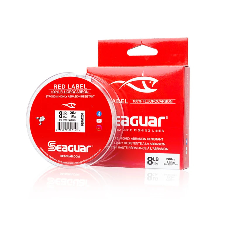 Premium Japanese Fluorocarbon Fishing Line – 100% Carbon Fiber Freshwater Fishing Wire