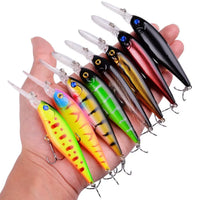 3/5/8Pcs Minnow Fishing Lure Set – High-Quality Wobble Bait