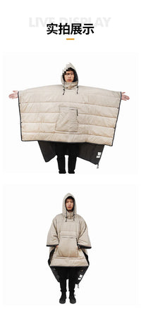 Waterproof Wearable Sleeping Bag Camping Poncho