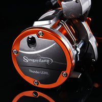 Heavy Duty Line Counter Trolling Reel – Conventional Level Wind Reel for Sea Fishing