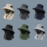 UV Protection Fishing & Hiking Hat – Outdoor Bucket Hat with Neck Flap for Men & Women
