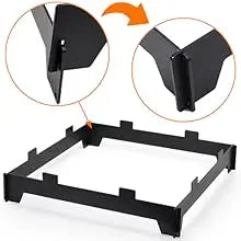 25 Inch Outdoor Fire Pit Wood Burning Campfire Pit