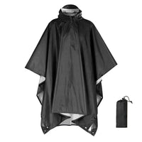 3-in-1 Waterproof Rain Poncho for Camping & Hiking