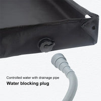 Foldable Shower Base with Drain Hose for Camping & Outdoor Use | Field to Peak.