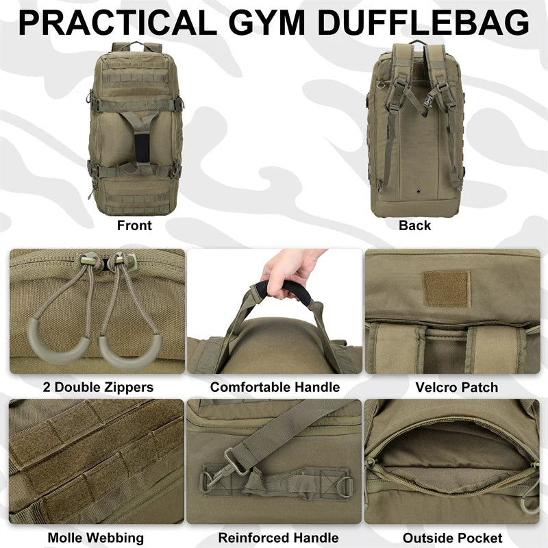 LQARMY 30L 50L 80L Tactical Backpack for Hiking & Travel | Field to Peak.