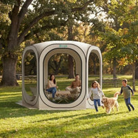10x10 Pop Up Screen Tent Gazebo with Mosquito Net