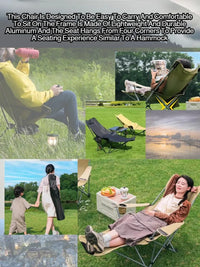 Portable Folding Recliner Beach Chair Leg Rest Lunch Break Folding with Outdoor Lunch Chair Outdoor Camping Chair Fishing Chair