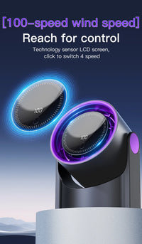 TINSOL Wireless Desktop Air Circulator Fan – Quiet Portable Fan for Desk, Wall & Ceiling Use