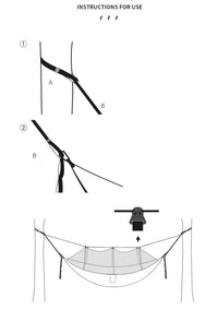 Camping Hammock with Mosquito Net for Outdoor Travel