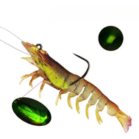 Artificial Shrimp Fishing Lure – Luminous Soft Bait for Saltwater & Freshwater Fishing