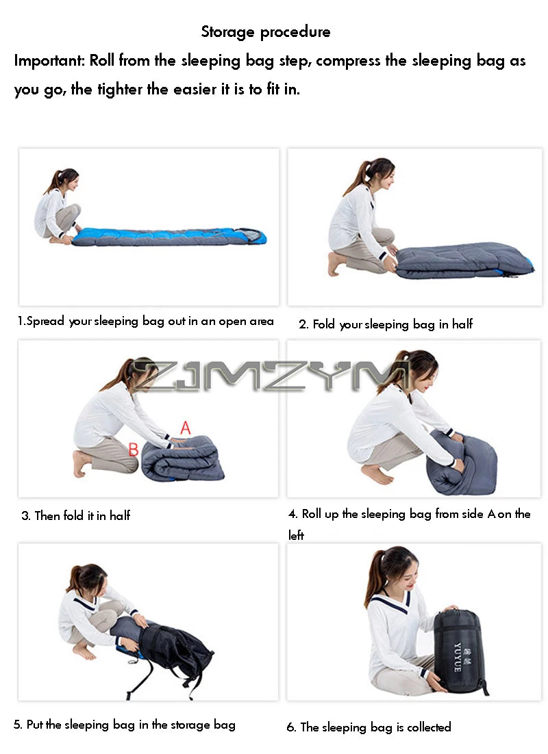 Wearable Sleeping Bag Hooded Camping Blanket