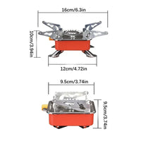 Portable Camping Gas Stove Windproof Hiking Burner