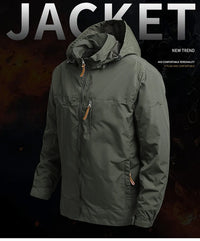 Waterproof Windbreaker Jacket for Hiking & Fishing