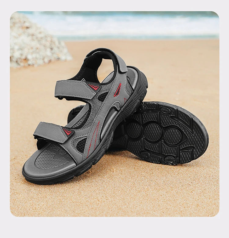 Men's Waterproof Hiking Sandals Outdoor Beach Sandals