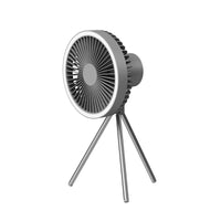 HOMEFISH Rechargeable Camping Fan – Wireless Ceiling & Desktop Fan with LED Light and Power Bank