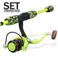 Heavy Duty Carbon Fiber Fishing Rod Combo – Portable Spinning Rod & Reel Set with Accessories