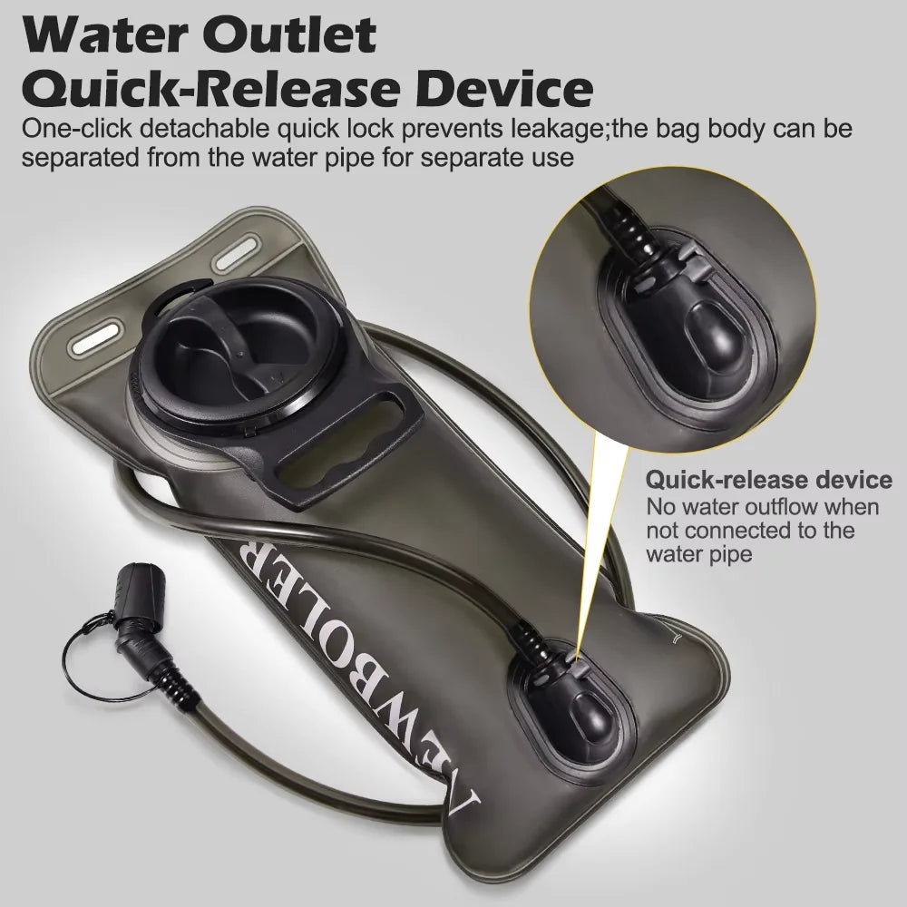 Leakproof Hydration Water Bladder for Hiking & Camping