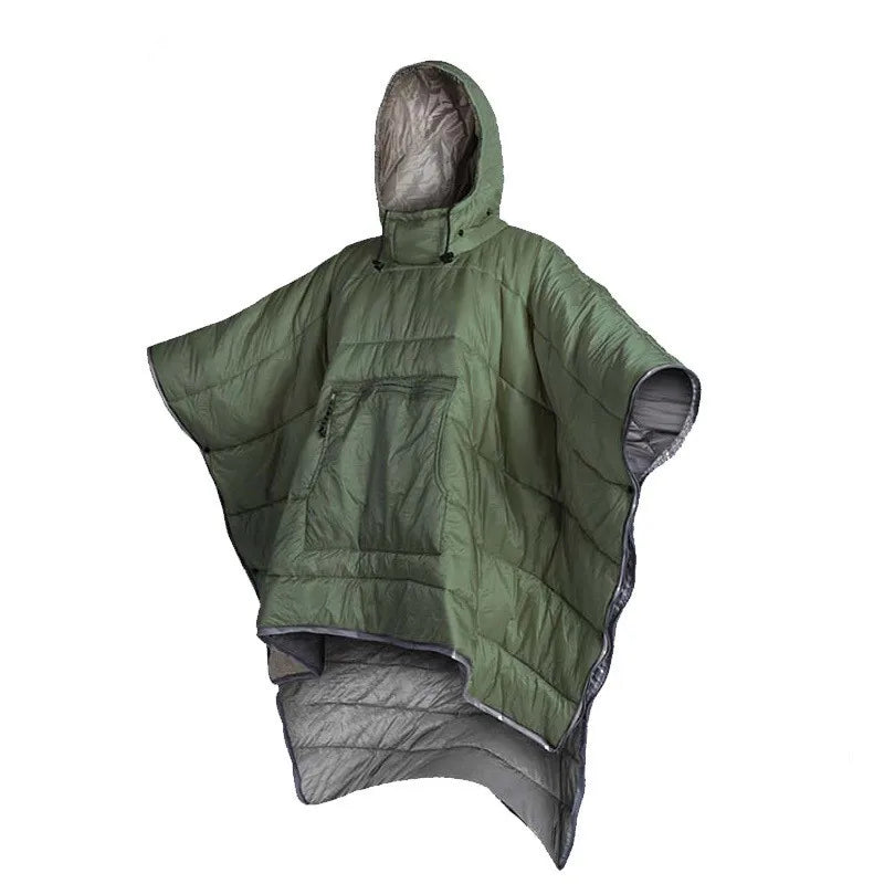 Waterproof Wearable Sleeping Bag Camping Poncho