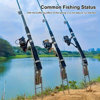Automatic Spring Fishing Rod Holder – Adjustable Folding Stainless Steel | Field to Peak.