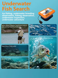 Underwater Fishing Camera 4.3 Inch LCD Ice Fishing Finder Winter Fisherman Fishing Camera with Night Vision 15m Cable