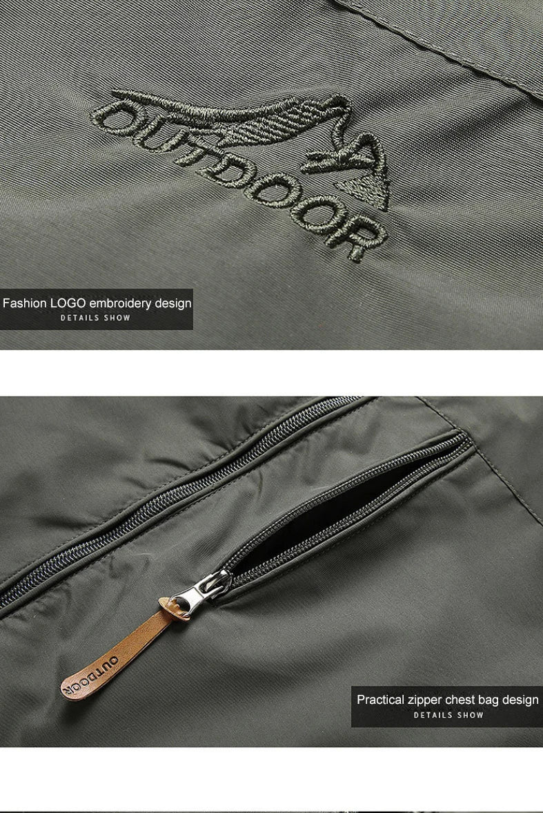 Waterproof Windbreaker Jacket for Hiking & Fishing