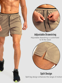 Men’s Performance Fishing Shorts – Breathable Quick Dry Outdoor Shorts for Camping, Running & Beachwear