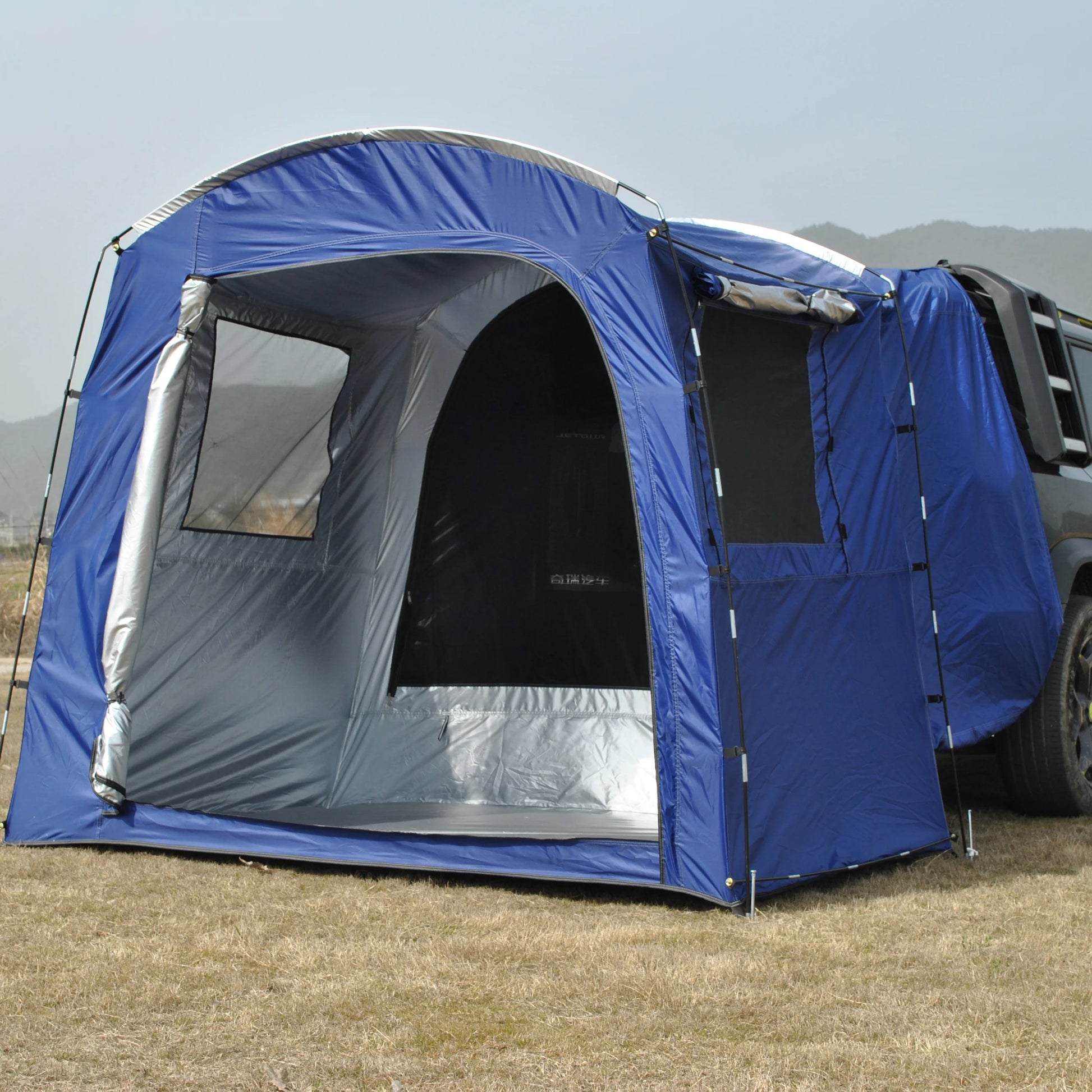 SUV Hatchback Camping Tent with Screen Window Shelter