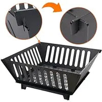 25 Inch Outdoor Fire Pit Wood Burning Campfire Pit