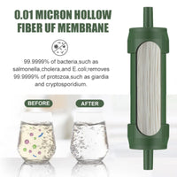 Portable Water Filter Straw for Camping & Emergency Use