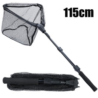 Sougayilang Fishing Tool Net Fishing tackle 70cm 95cm 115cm Portable Retractable Folding Fishing Net for Bass Carp Trout Fishing