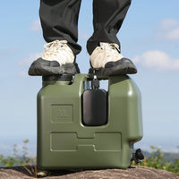 15/20L Water Bucket Large Capacity Portable Camp Water Bag with Detachable Faucet No Leakage for Camping Fishing Picnic Hiking