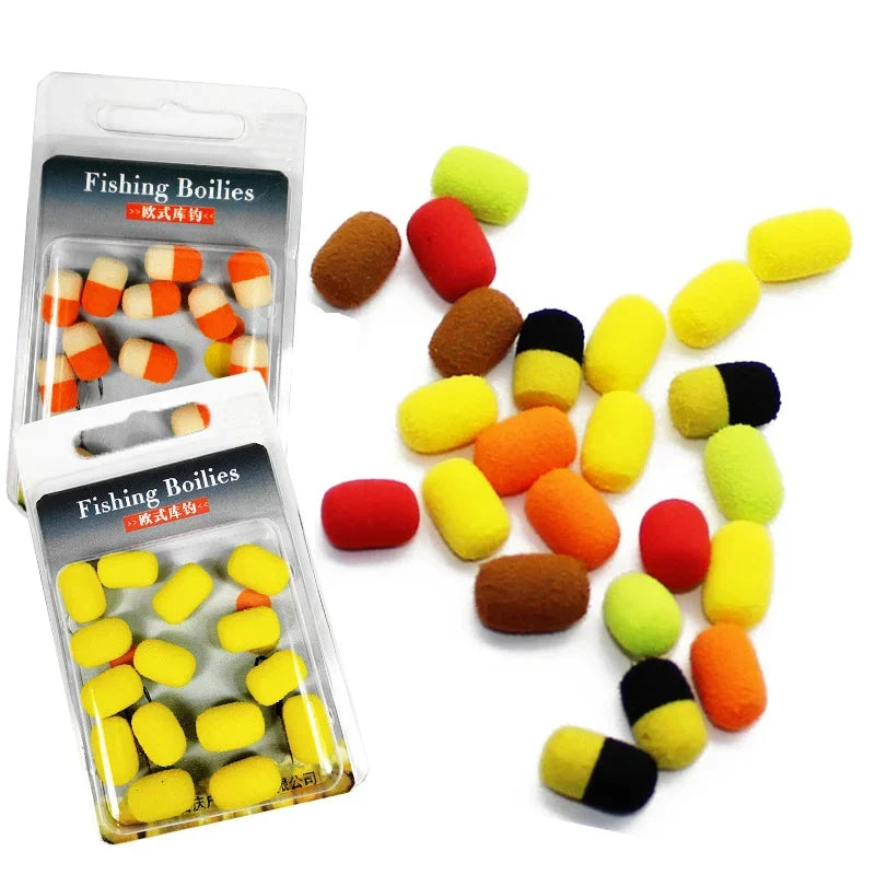 Floating Boilies Carp Fishing Bait Set – High Buoyancy Hair Rig Fishing Baits (15PCS)