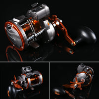 Heavy Duty Line Counter Trolling Reel – Conventional Level Wind Reel for Sea Fishing