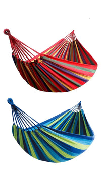 Heavy Duty Canvas Camping Hammock with Tree Straps
