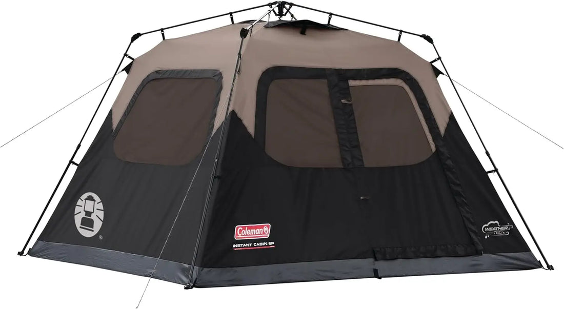 4/6/8/10 Person Instant Camping Tent – 1-Minute Setup Family Tent with Pre-Attached Poles, Air Vent & Carry Bag