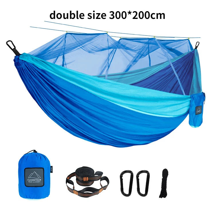 Camping Hammock with Mosquito Net for Outdoor Travel