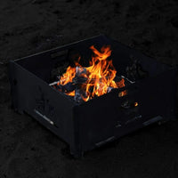 25 Inch Outdoor Fire Pit Wood Burning Campfire Pit