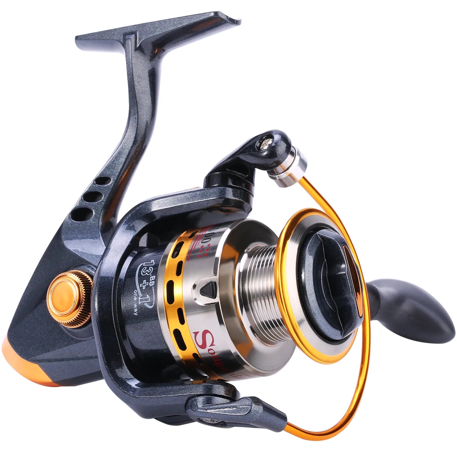 Sougayilang Telescopic Fishing Combo 1.8m 2.1m 2.4m Carbon Fiber Rod and 5.5:1 13+1BB Spinning Fishing Reel Fishing Kit Pesca
