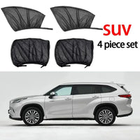 Car Window Sunshade Mosquito Net Set – Breathable UV Protection Screens for Front & Rear Windows (2PCS/4PCS)