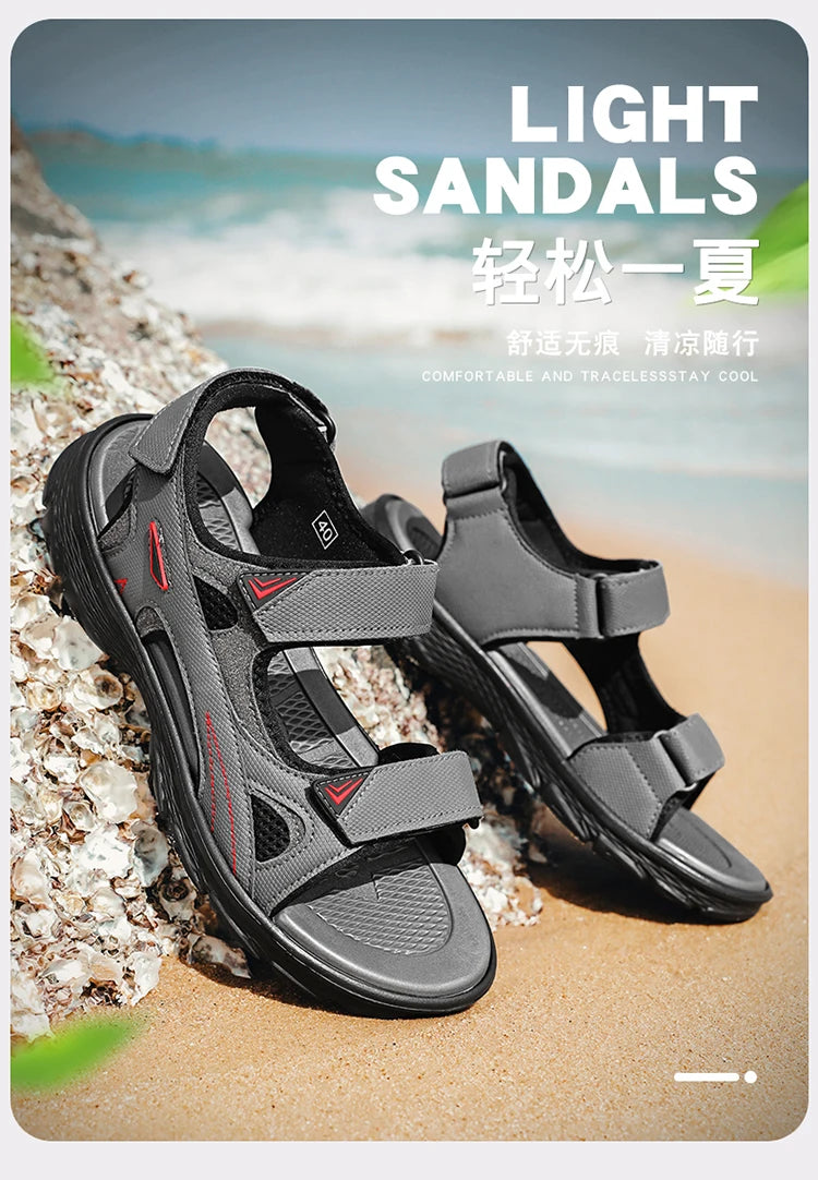 Men's Waterproof Hiking Sandals Outdoor Beach Sandals