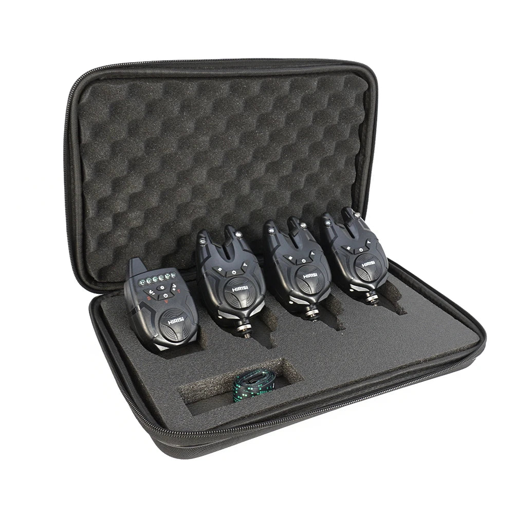 Wireless Carp Fishing Bite Alarm Set – Waterproof LED Bite Indicator System