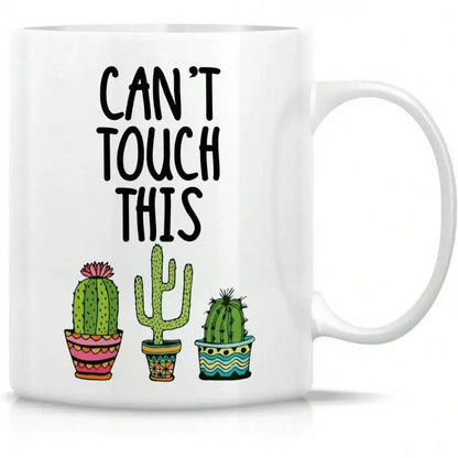 Funny White Ceramic Coffee Mug - 11oz Gift for Friends & Family