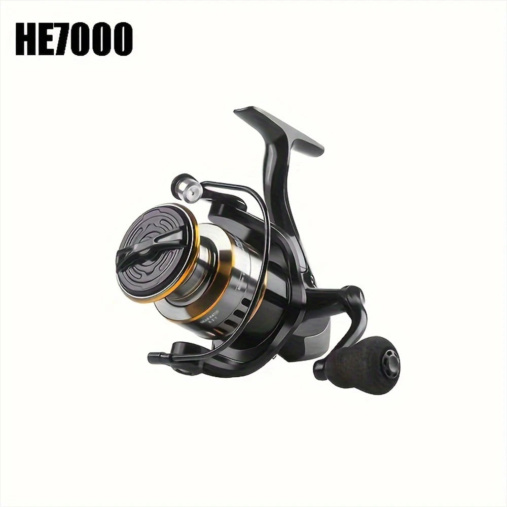 HE6000-7000 Spinning Wheel Fishing Reel – 5.2:1 Ratio 10KG Resistance