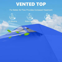 8x8 Pop Up Canopy Tent with Sidewall