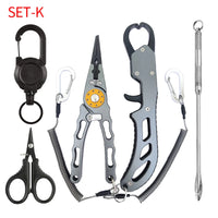 Aluminum Fishing Pliers & Fish Grip Tool Set