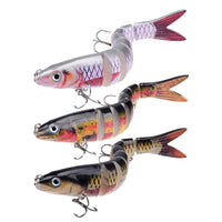 Multi Jointed Swimbait Fishing Lure – Slow Sinking Artificial Crankbait for Bass & Trout Fishing