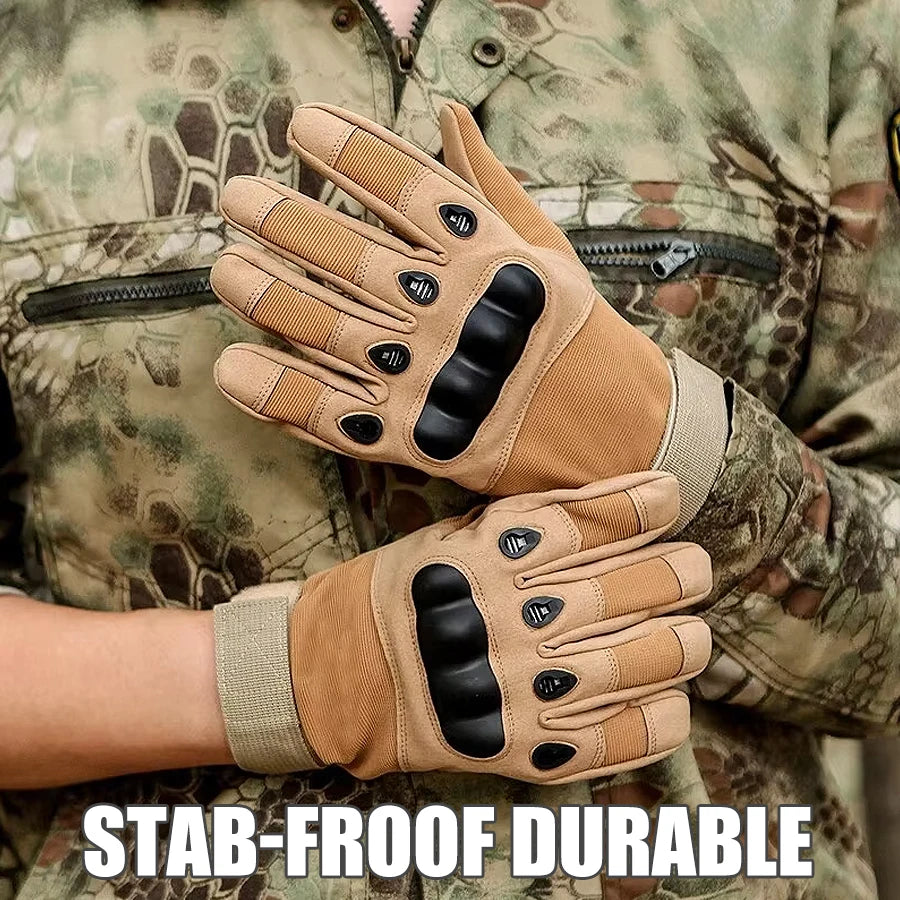 Full Finger Outdoor Gloves – Touchscreen, Anti-Slip, Wear-Resistant All-Season Gloves