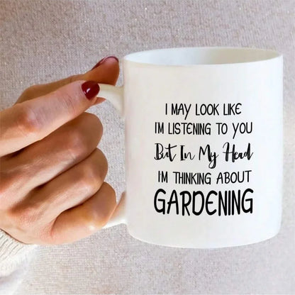 Funny White Ceramic Coffee Mug - 11oz Gift for Friends & Family