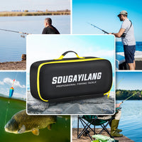 Deluxe Fishing Tackle Box Tool Kit – Ultimate Live Bait Action Fishing Set